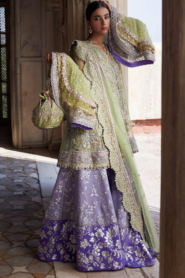 Zaha | Gossamer 25 | MEHR-LILAC (ZC25-07) - by Libasekhas UK - Registered Vendor of : Zaha - 100% Original Designer Dress