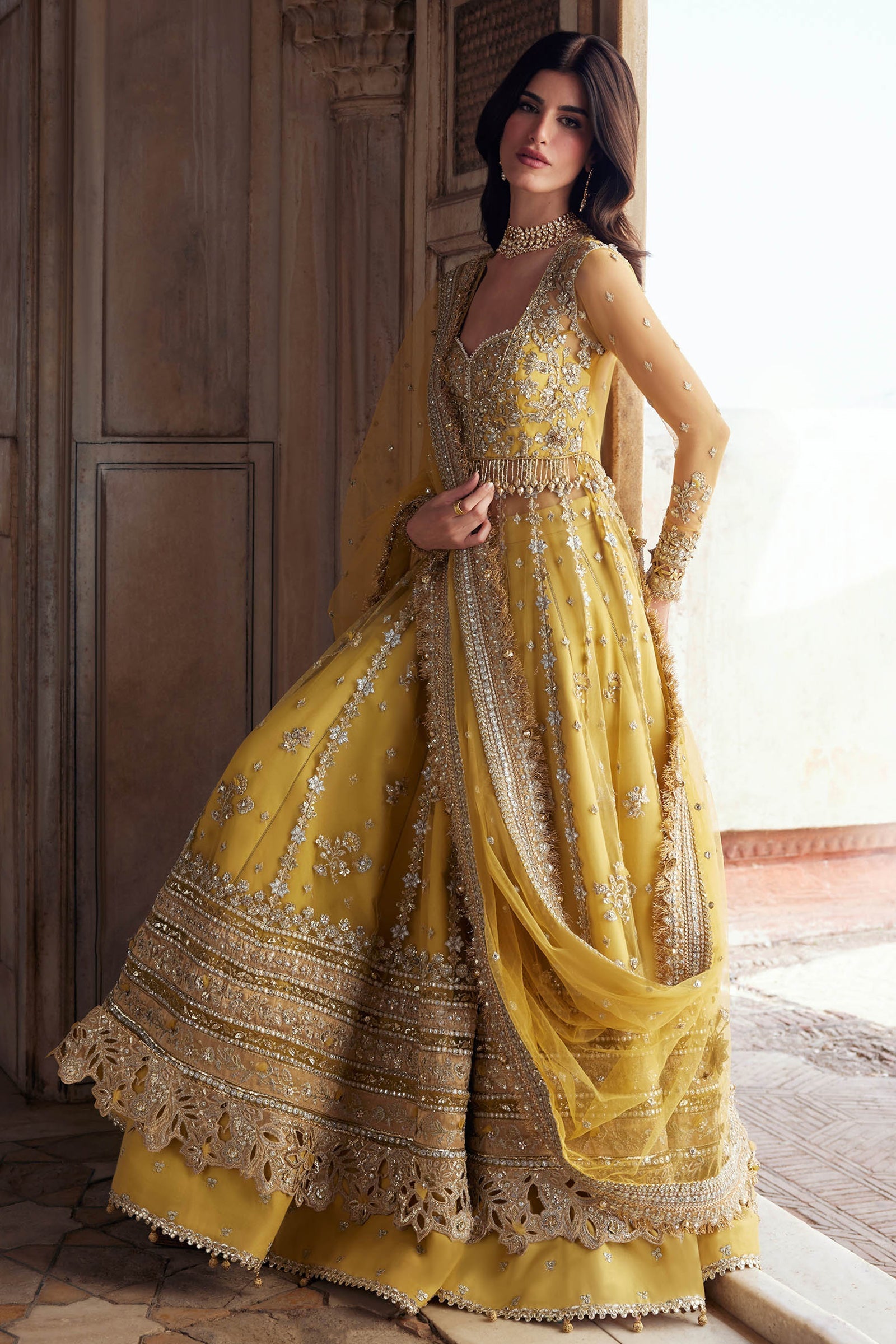 Zaha | Gossamer 25 | SURAJMUKHI (ZC25-02) - by Libasekhas UK - Registered Vendor of : Zaha - 100% Original Designer Dress