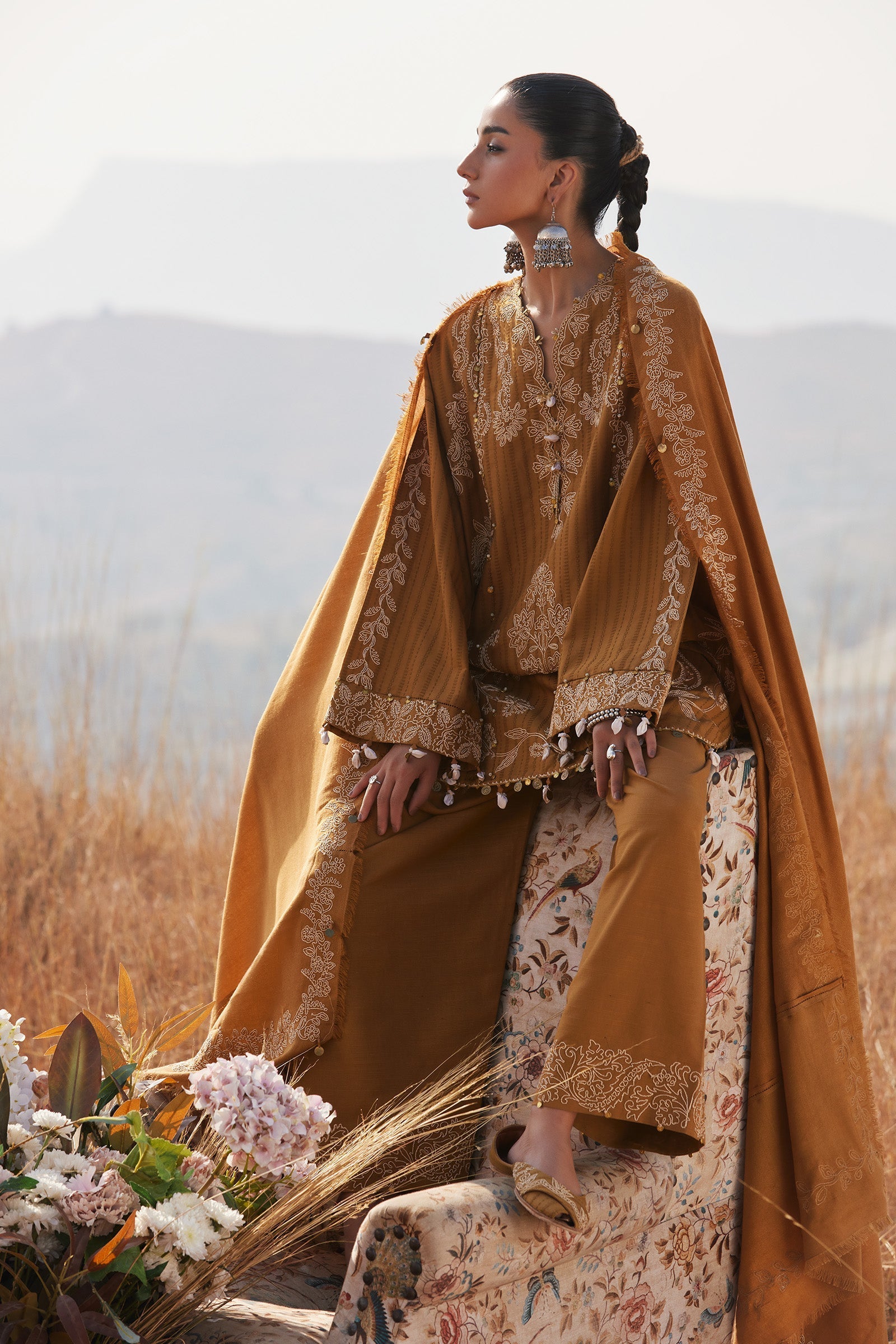 Zaha | Winter 25 | HEER (ZW25-10) - by Libasekhas UK - Registered Vendor of : Zaha - 100% Original Designer Dress