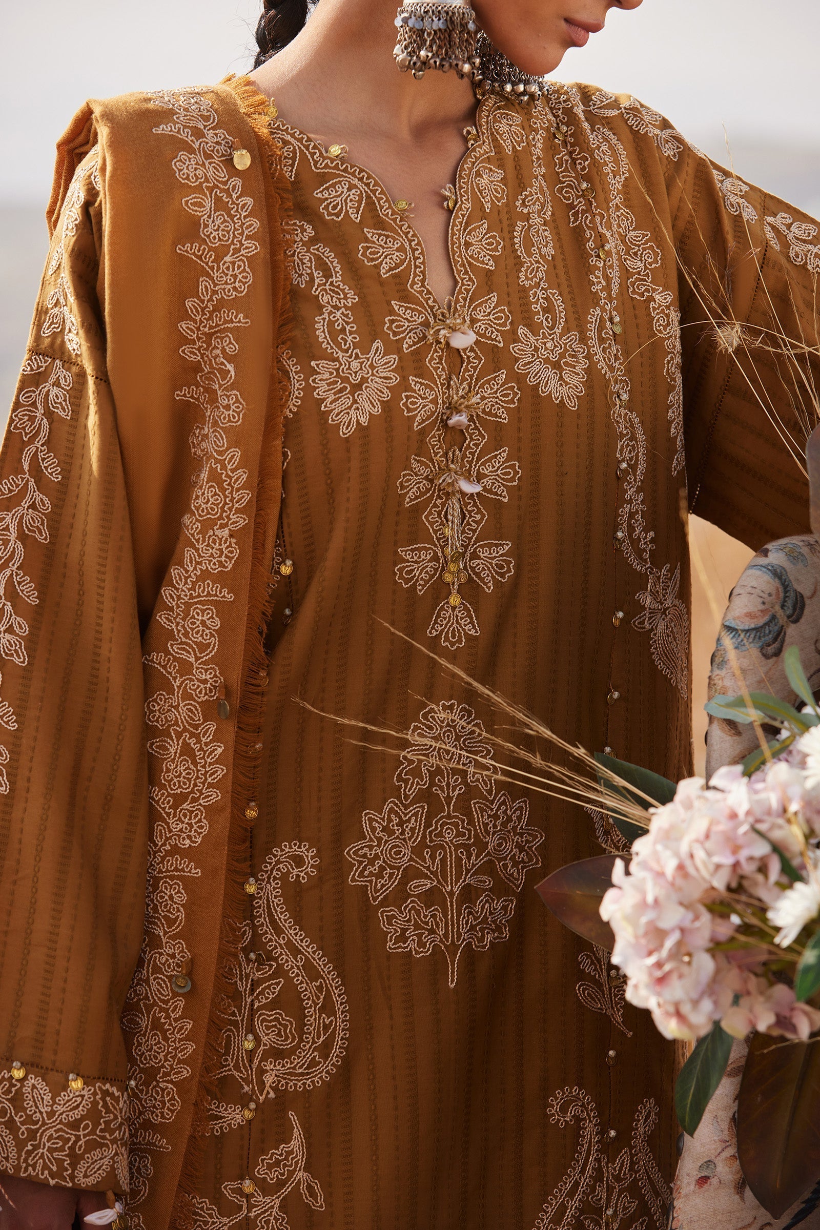 Zaha | Winter 25 | HEER (ZW25-10) - by Libasekhas UK - Registered Vendor of : Zaha - 100% Original Designer Dress