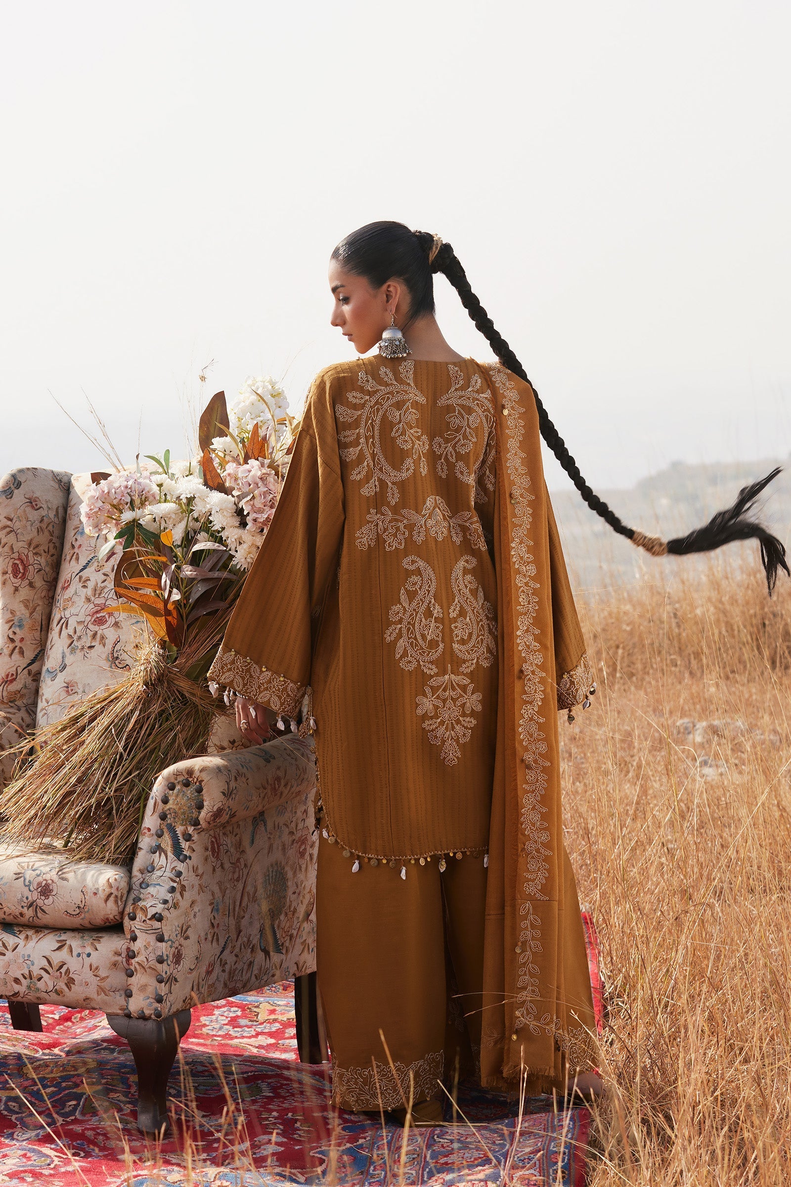 Zaha | Winter 25 | HEER (ZW25-10) - by Libasekhas UK - Registered Vendor of : Zaha - 100% Original Designer Dress