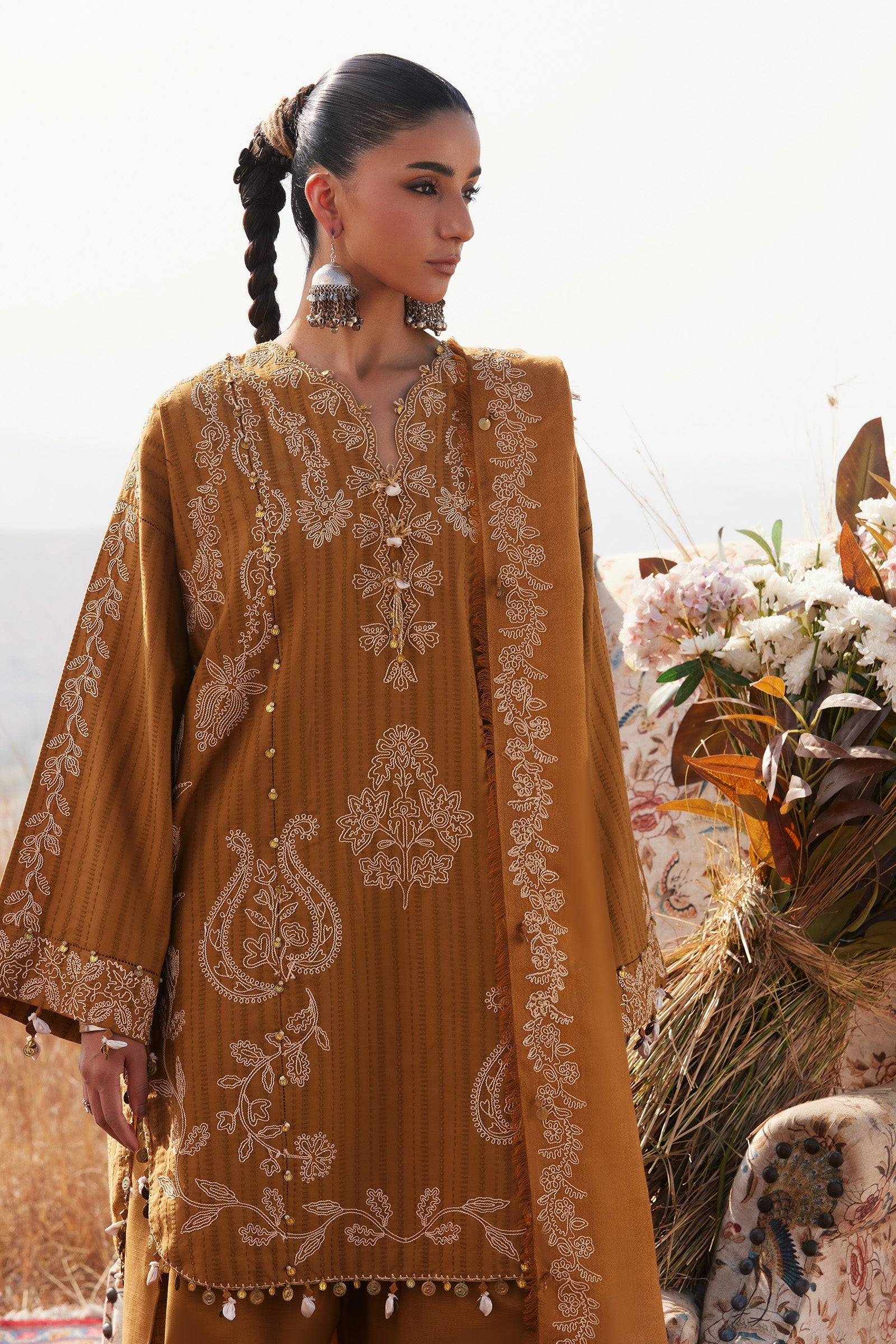 Zaha | Winter 25 | HEER (ZW25-10) - by Libasekhas UK - Registered Vendor of : Zaha - 100% Original Designer Dress