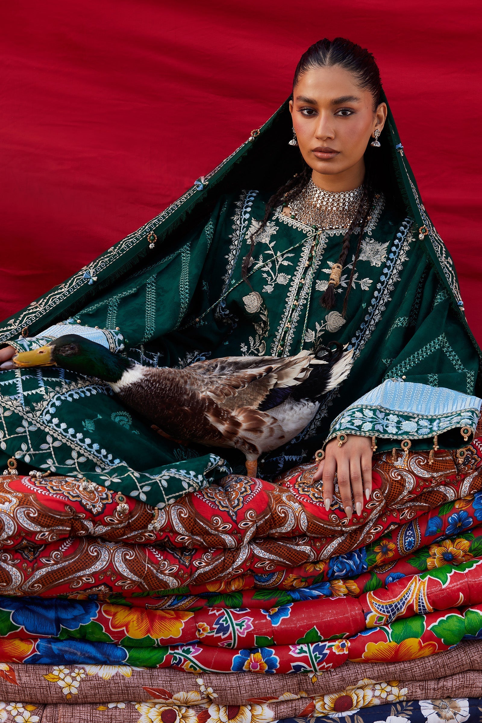 Zaha | Winter 25 | YASMIN (ZW25-09) - by Libasekhas UK - Registered Vendor of : Zaha - 100% Original Designer Dress