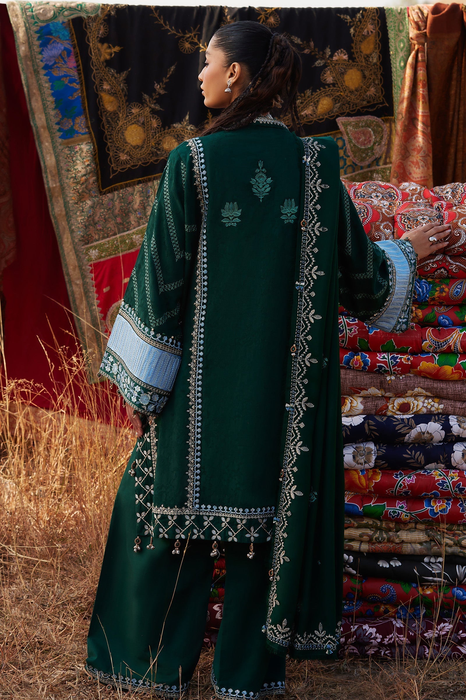 Zaha | Winter 25 | YASMIN (ZW25-09) - by Libasekhas UK - Registered Vendor of : Zaha - 100% Original Designer Dress