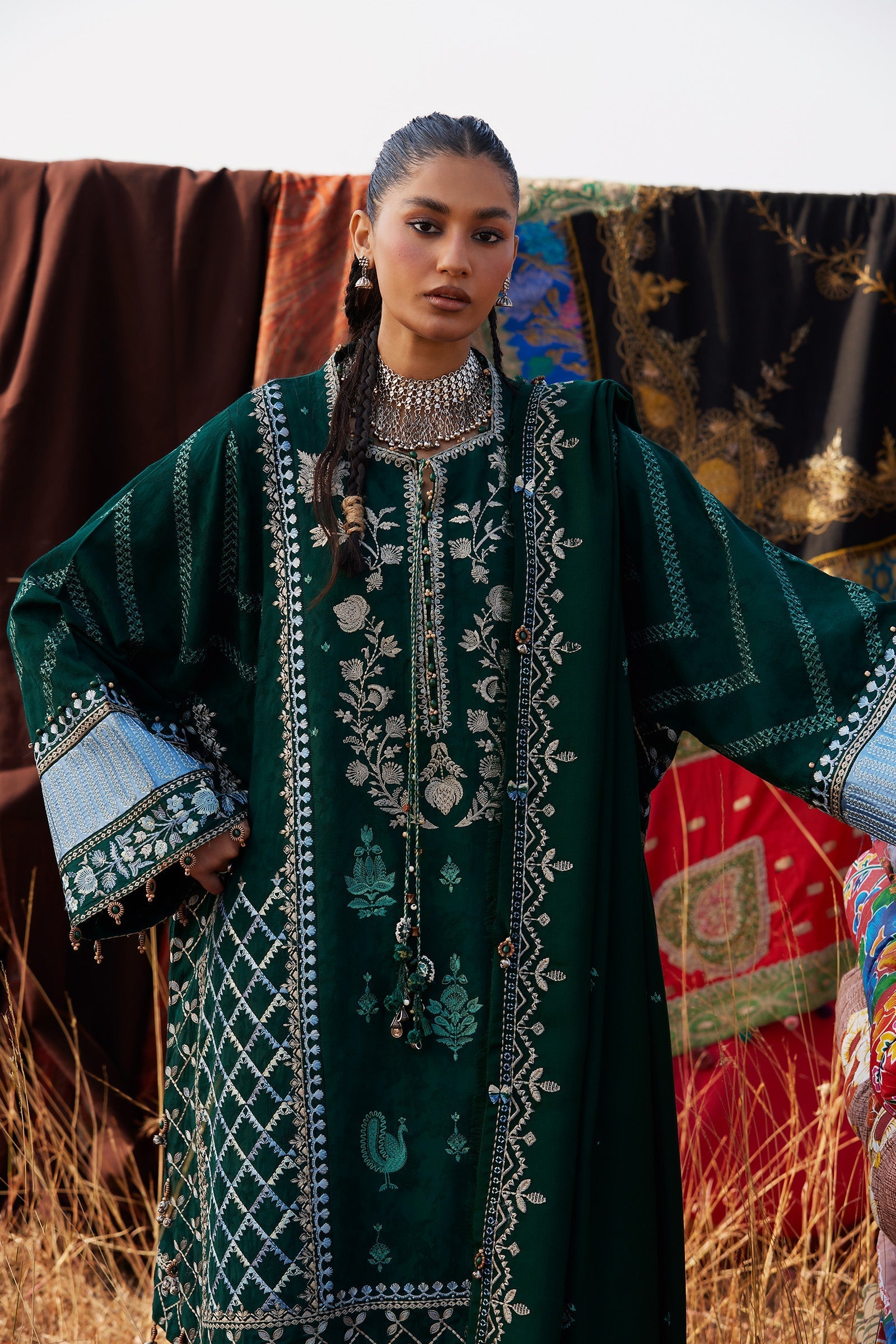 Zaha | Winter 25 | YASMIN (ZW25-09) - by Libasekhas UK - Registered Vendor of : Zaha - 100% Original Designer Dress