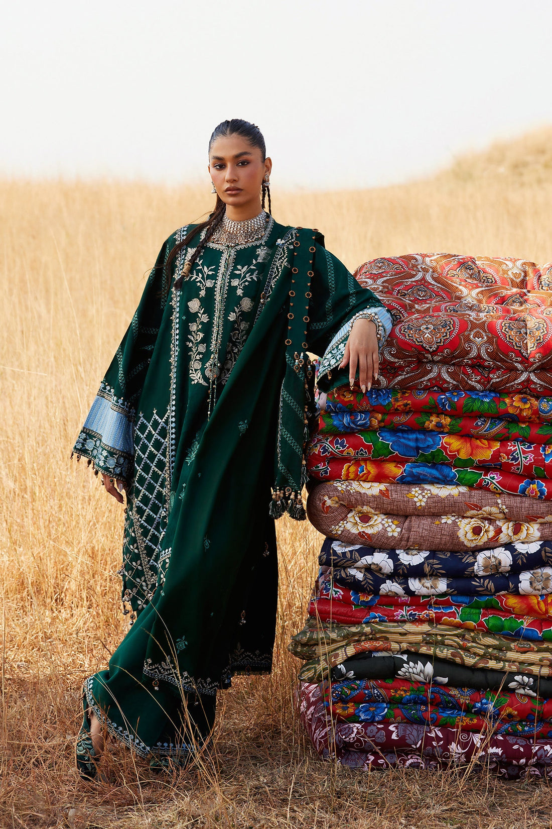 Zaha | Winter 25 | YASMIN (ZW25-09) - by Libasekhas UK - Registered Vendor of : Zaha - 100% Original Designer Dress