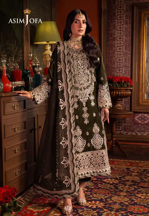 Asim Jofa | Makhmal Wedding Velvet 23 | AJMM-05 - by - Libasekhas UK - Registered Vendor of : Asim Jofa - 100% Original Designer Dresss