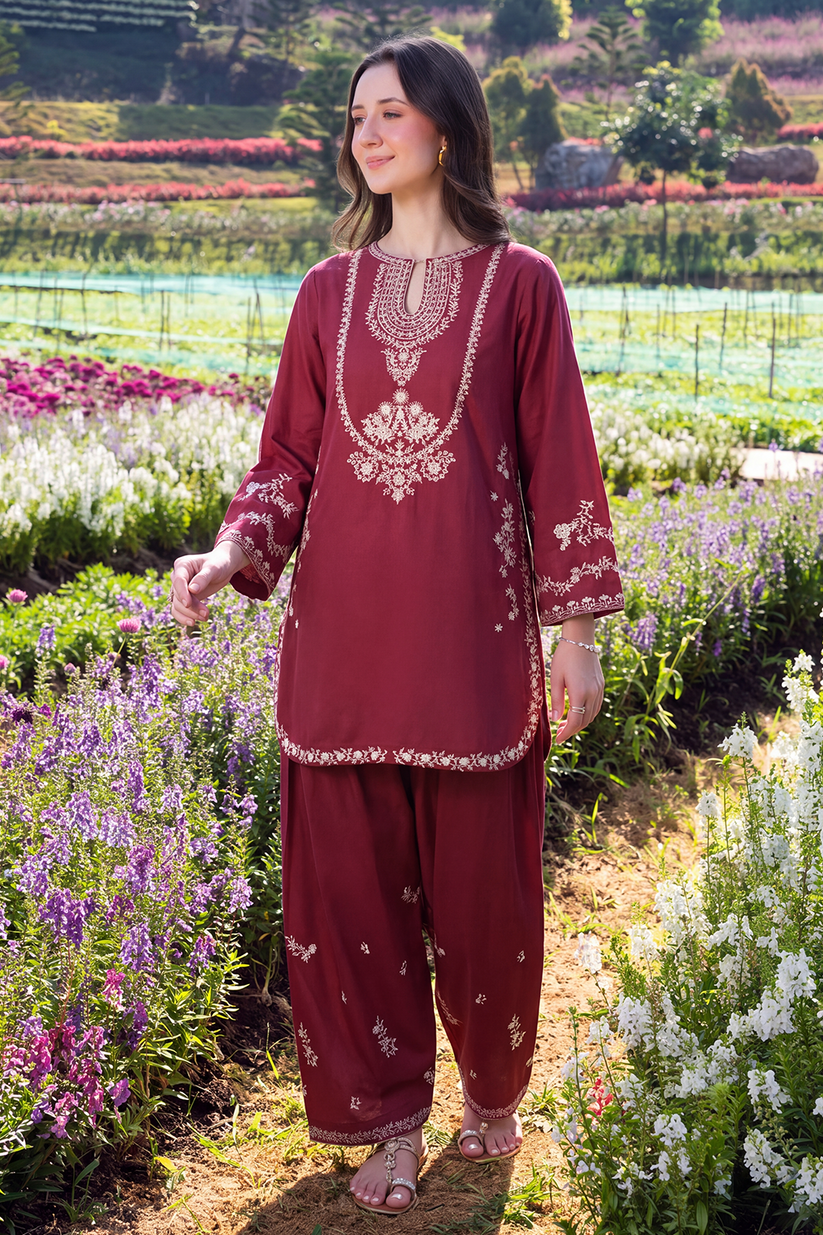 Saad Shaikh | Ease Fall Edit 26 | Cherie - by Libasekhas UK - Registered Vendor of : Saad Shaikh - 100% Original Designer Dress