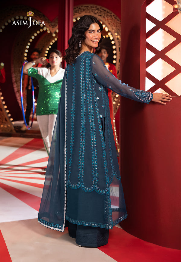 Asim Jofa | Festive Collection 25 |   New  AJLF-14 - by - Libasekhas UK - Registered Vendor of : Asim Jofa - 100% Original Designer Dresss
