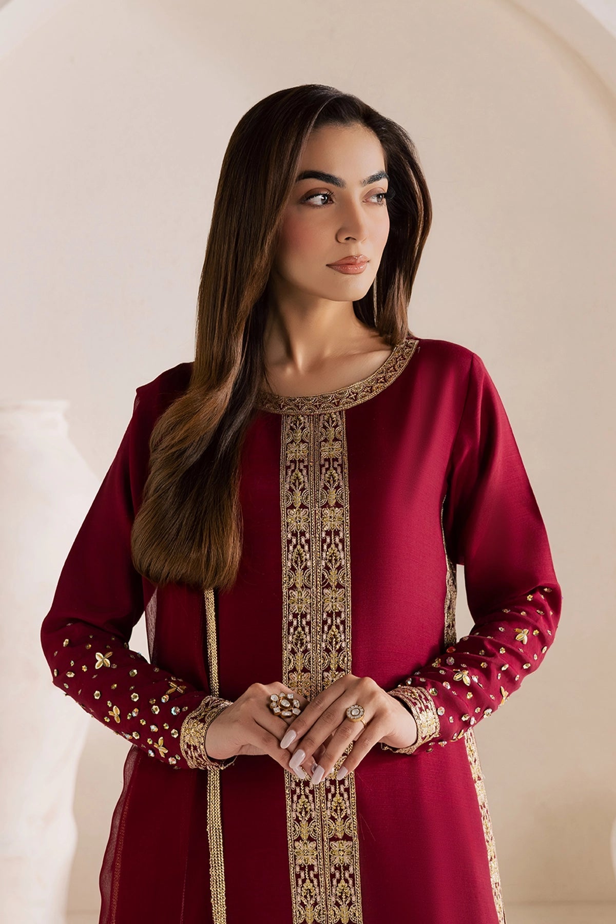Vanya | Solana Luxe Pret | FF-81 - by Libasekhas UK - Registered Vendor of : Vanya - 100% Original Designer Dress