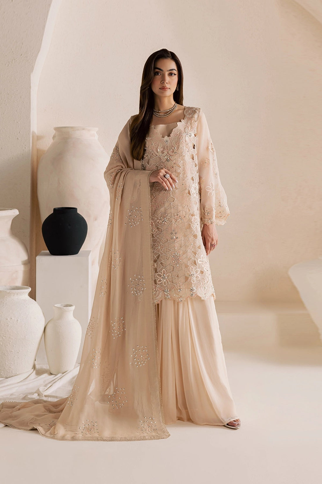 Vanya | Solana Luxe Pret |   FF-83 - by Libasekhas UK - Registered Vendor of : Vanya - 100% Original Designer Dress