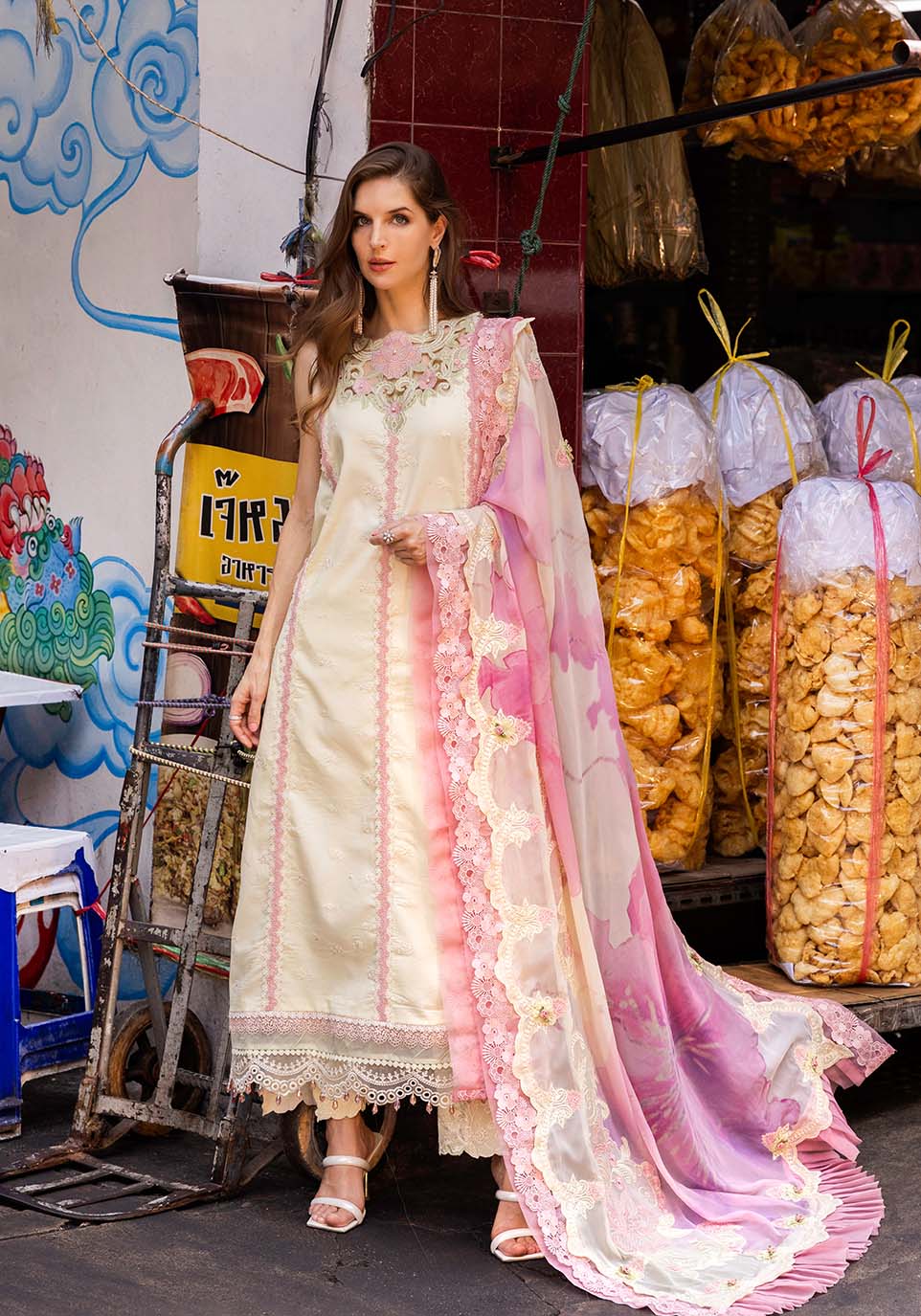 Zarqash | Luxury Lawn 25 | ZQLU 009 LAYLA - by - Libasekhas UK - Registered Vendor of : Zarqash - 100% Original Designer Dresss