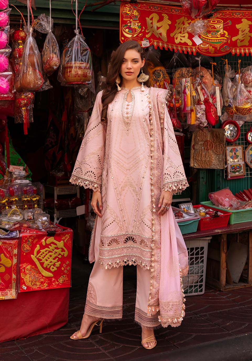 Zarqash | Luxury Lawn 25 | ZQLU 008 ROSEMARY - by - Libasekhas UK - Registered Vendor of : Zarqash - 100% Original Designer Dresss