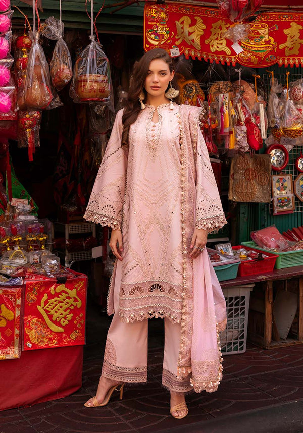 Zarqash | Luxury Lawn 25 | ZQLU 008 ROSEMARY - by - Libasekhas UK - Registered Vendor of : Zarqash - 100% Original Designer Dresss