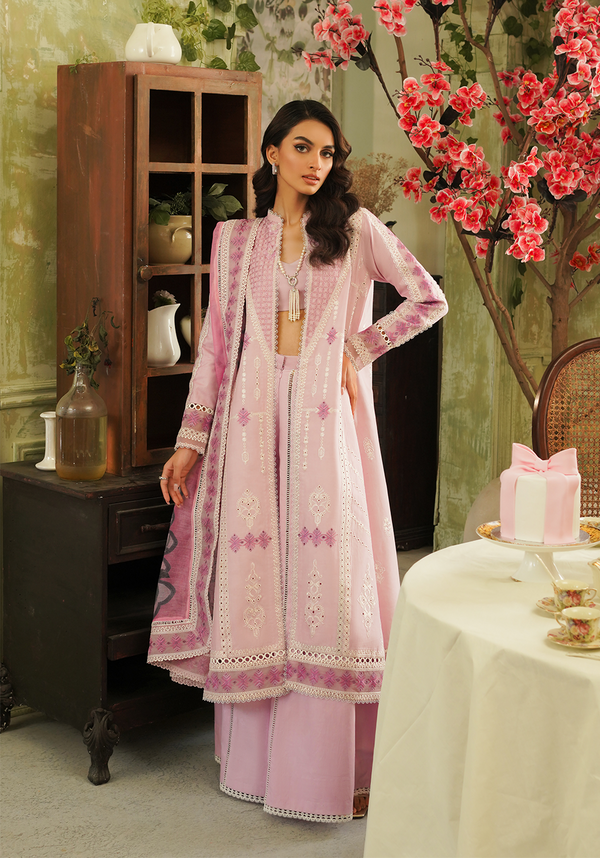 Zarqash | Tresor Luxury Lawn 24 | ZQT 001 FAYE - by - Libasekhas UK - Registered Vendor of : Zarqash - 100% Original Designer Dresss