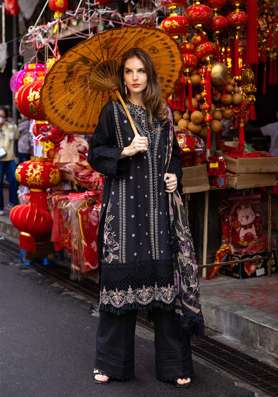 Zarqash | Luxury Lawn 25 | ZQLU 001 Eliana - by - Libasekhas UK - Registered Vendor of : Zarqash - 100% Original Designer Dresss