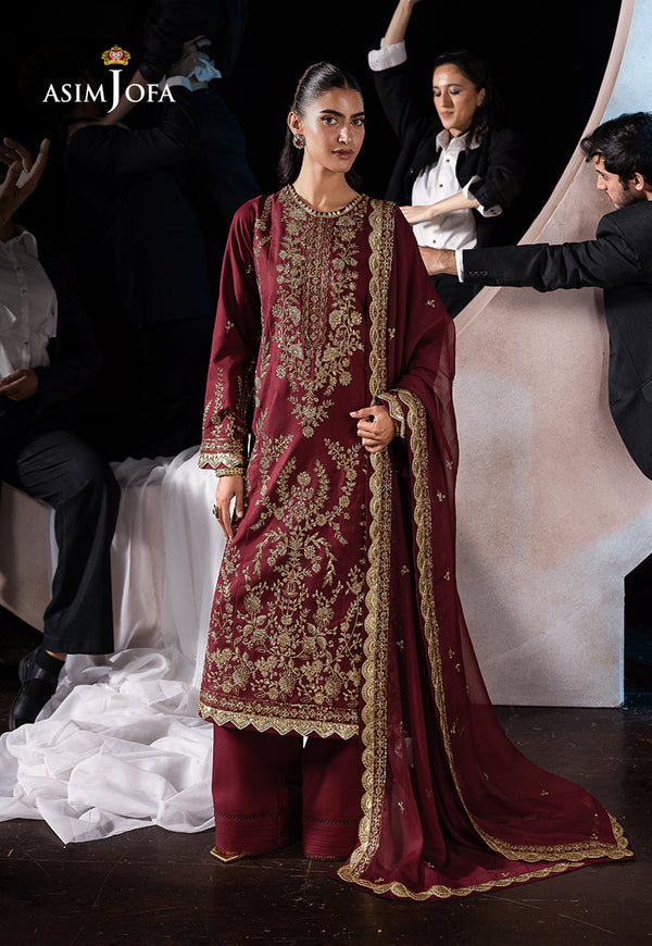 Asim Jofa | Festive Collection 25 | AJLF-02 - by - Libasekhas UK - Registered Vendor of : Asim Jofa - 100% Original Designer Dresss