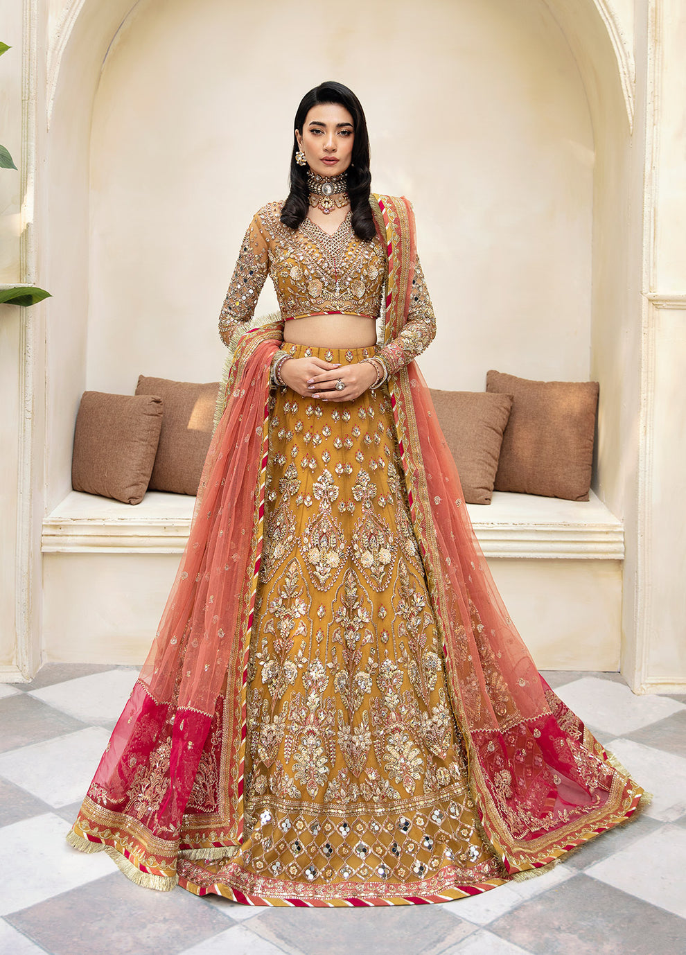 Gulaal | Wedding Formals | Miraas GL-WS-23V1-35 - by - Libasekhas UK - Registered Vendor of : Gulaal - 100% Original Designer Dresss