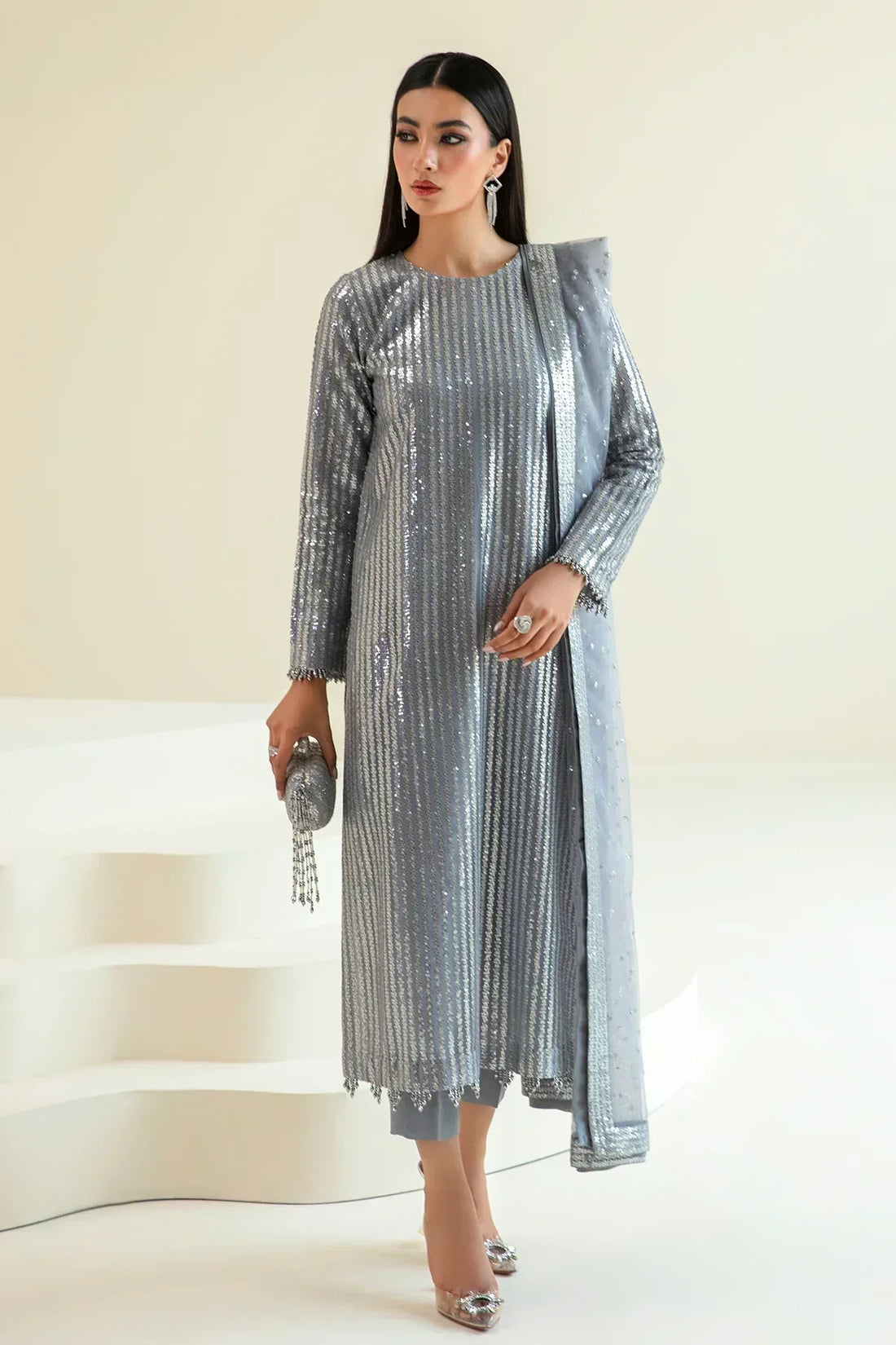 Baroque | Formals Collection | UF-383 - by - Libasekhas UK - Registered Vendor of : Baroque - 100% Original Designer Dresss