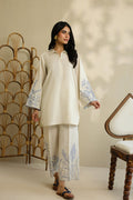 Sahar | Pre Essential Emb Edit | Camellia Pearl - by Libasekhas UK - Registered Vendor of : Sahar - 100% Original Designer Dress