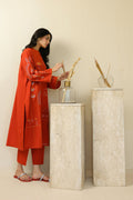 Sahar | Pre Essential Emb Edit | Burnt Citrus - by Libasekhas UK - Registered Vendor of : Sahar - 100% Original Designer Dress