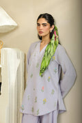 Sahar | Pre Essential Emb Edit | Iris Glow - by Libasekhas UK - Registered Vendor of : Sahar - 100% Original Designer Dress