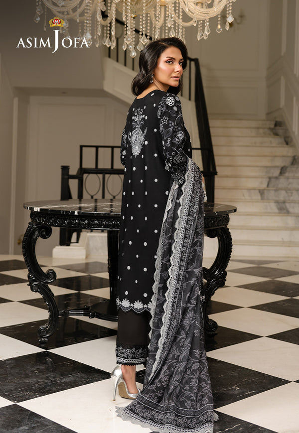 Asim Jofa | Summer Rhapsody | AJMCH-06 EMBROIDERED LAWN - by Libasekhas UK - Registered Vendor of : Asim Jofa - 100% Original Designer Dress