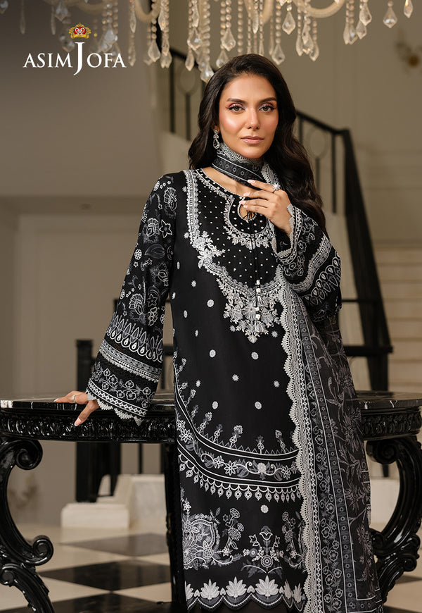 Asim Jofa | Summer Rhapsody | AJMCH-06 EMBROIDERED LAWN - by Libasekhas UK - Registered Vendor of : Asim Jofa - 100% Original Designer Dress
