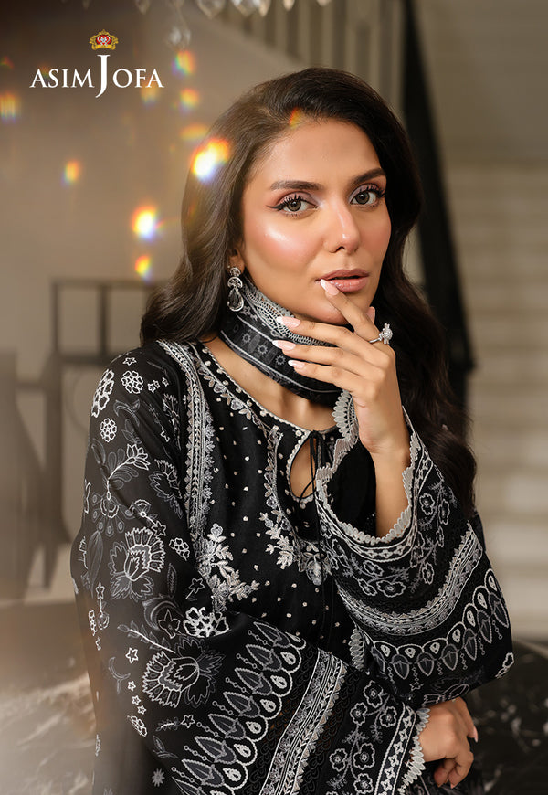 Asim Jofa | Summer Rhapsody | AJMCH-06 EMBROIDERED LAWN - by Libasekhas UK - Registered Vendor of : Asim Jofa - 100% Original Designer Dress