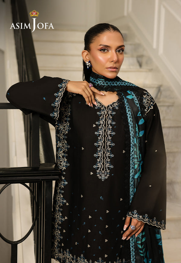 Asim Jofa | Summer Rhapsody | AJMCH-01 EMBROIDERED CAMBRIC - by Libasekhas UK - Registered Vendor of : Asim Jofa - 100% Original Designer Dress