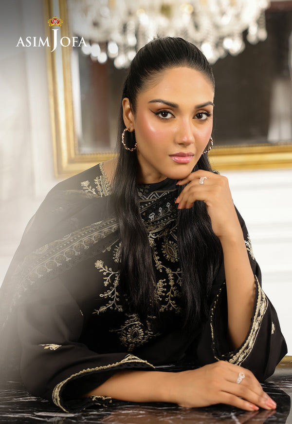 Asim Jofa | Summer Rhapsody | AJMCH-09 EMBROIDERED CAMBRIC - by Libasekhas UK - Registered Vendor of : Asim Jofa - 100% Original Designer Dress
