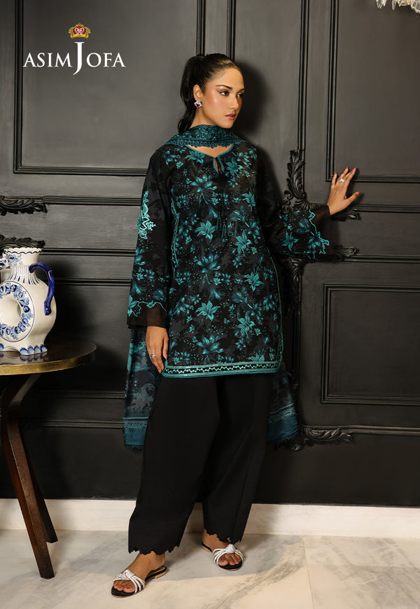 Asim Jofa | Summer Rhapsody | AJMCH-05 EMBROIDERED LAWN - by Libasekhas UK - Registered Vendor of : Asim Jofa - 100% Original Designer Dress