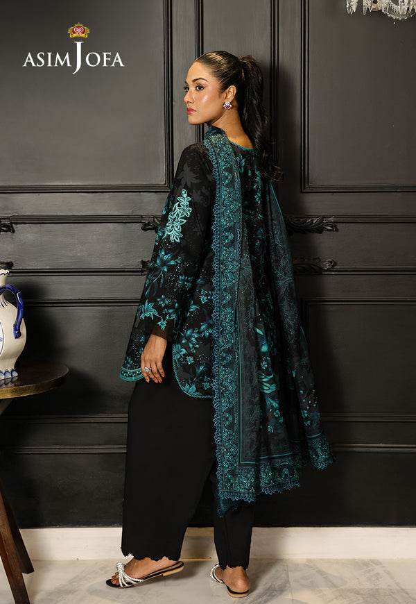 Asim Jofa | Summer Rhapsody | AJMCH-05 EMBROIDERED LAWN - by Libasekhas UK - Registered Vendor of : Asim Jofa - 100% Original Designer Dress