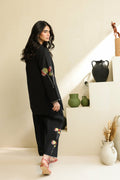 Sahar | Pre Essential Emb Edit | Night Jasmine - by Libasekhas UK - Registered Vendor of : Sahar - 100% Original Designer Dress