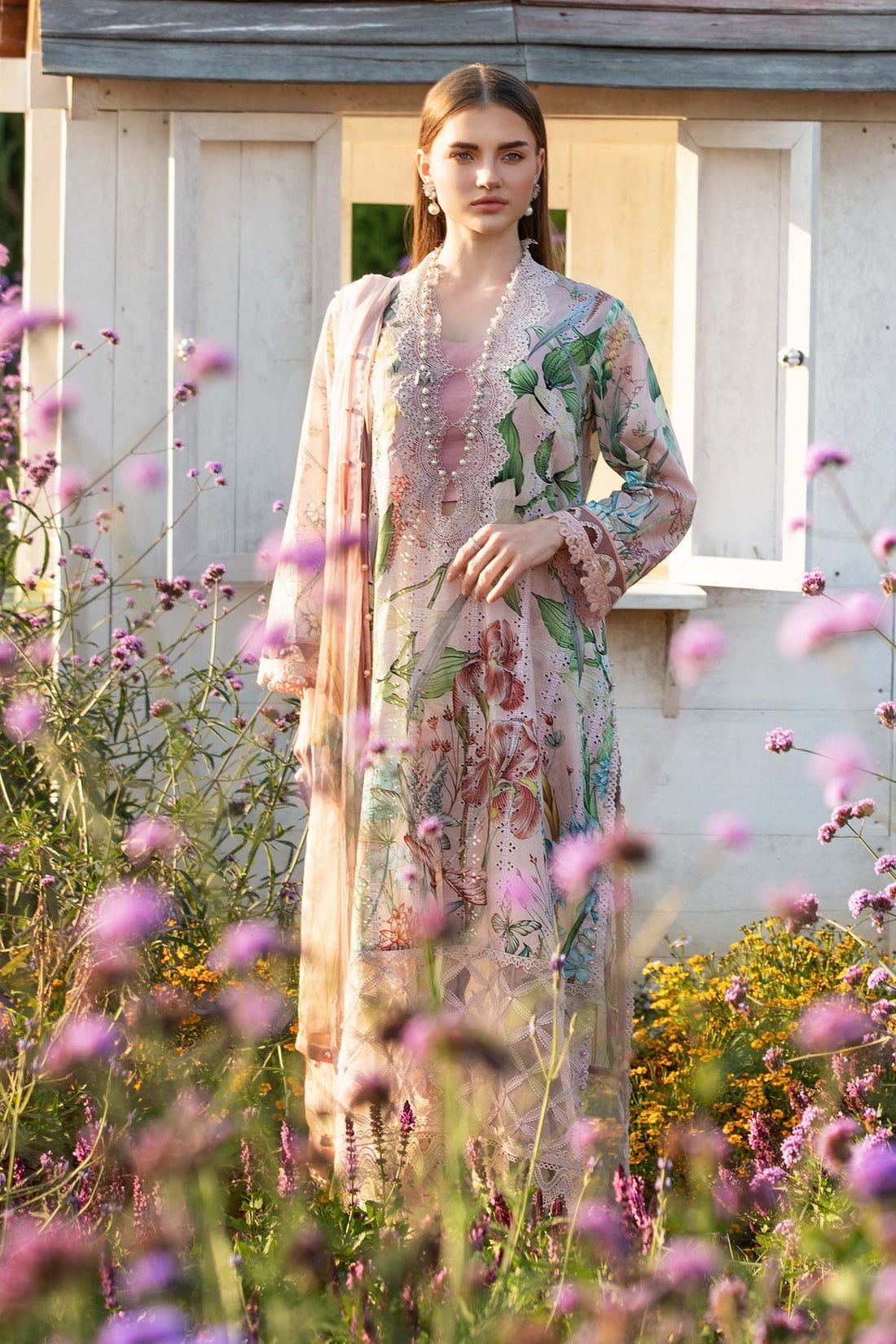 Maria B | M Prints 25 | MPT-2502-A - Ladies Clothes -  Libasekhas
