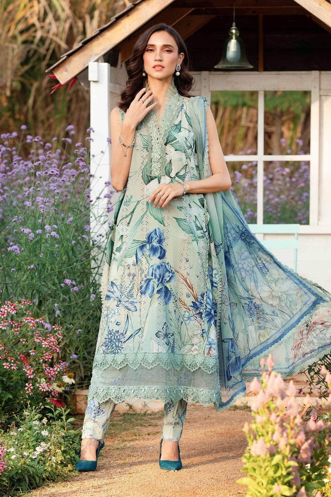 Maria B | M Prints 25 | MPT-2502-B - Ladies Clothes -  Libasekhas