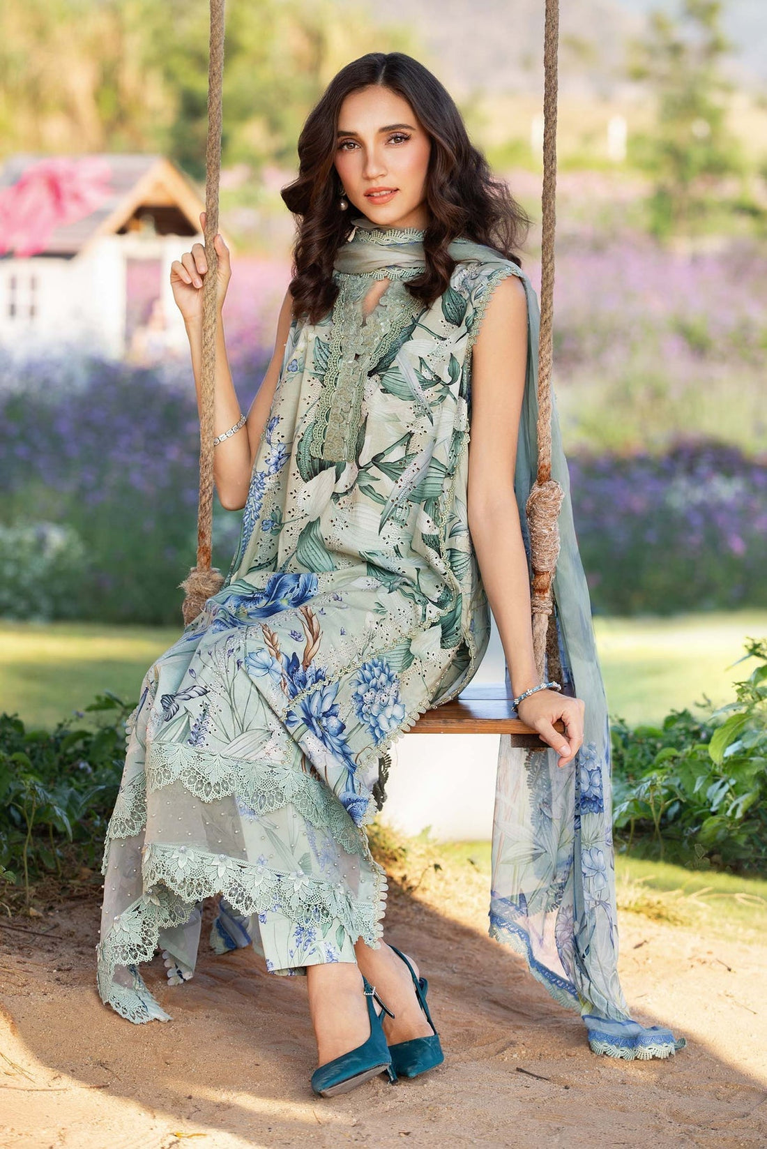 Maria B | M Prints 25 | MPT-2502-B - Ladies Clothes -  Libasekhas