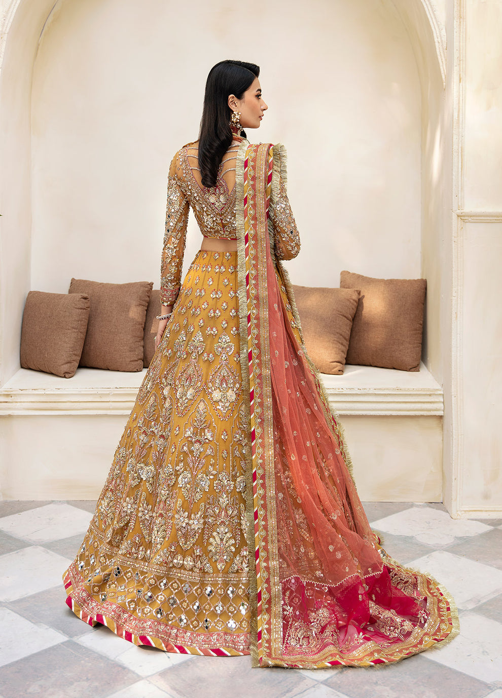 Gulaal | Wedding Formals | Miraas GL-WS-23V1-35 - by - Libasekhas UK - Registered Vendor of : Gulaal - 100% Original Designer Dresss