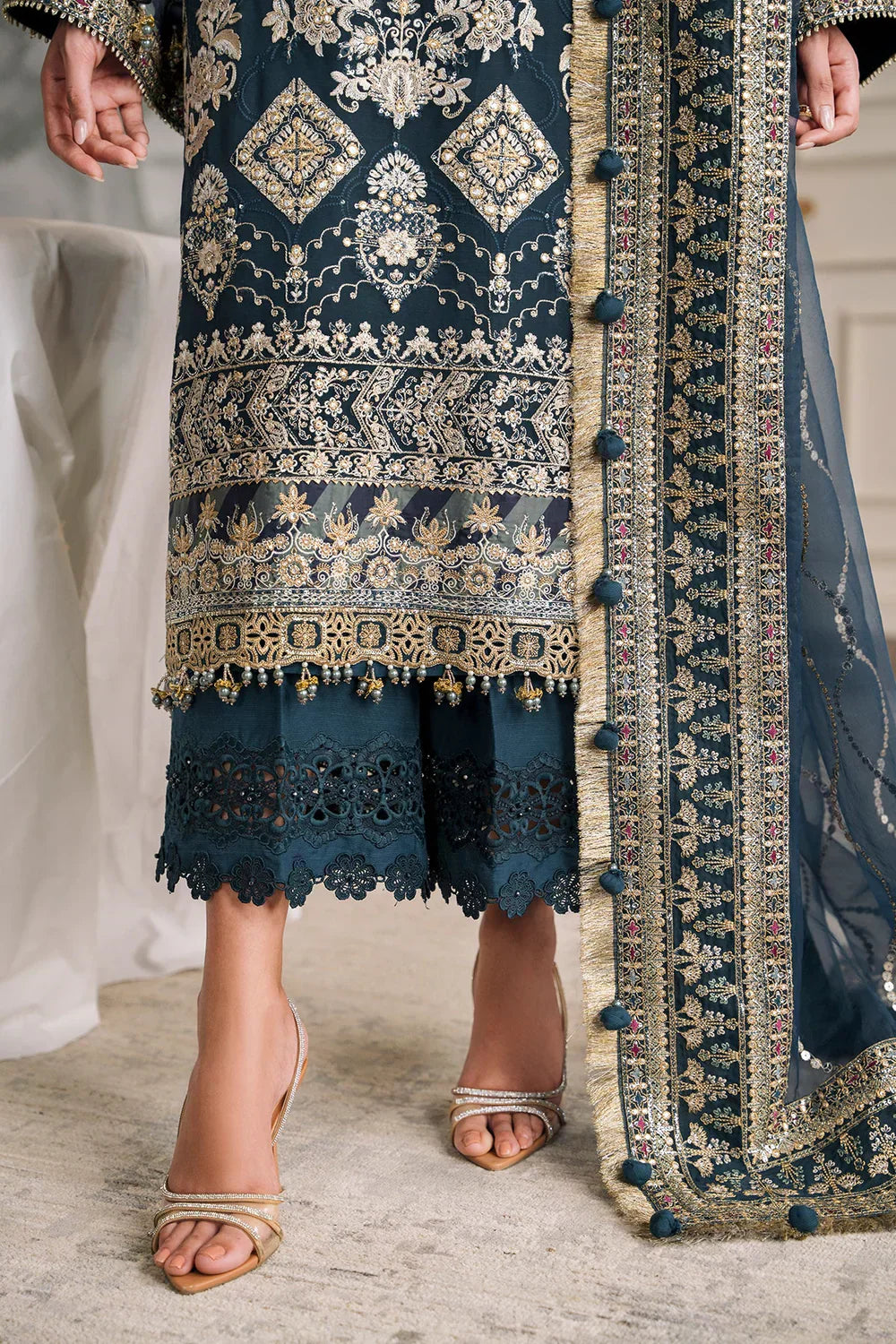 Baroque | Chantelle Embroidered Collection | CH12-01 - by - Libasekhas UK - Registered Vendor of : Baroque - 100% Original Designer Dresss