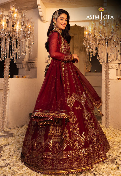 Asim Jofa | Shehnai Festive Collection | AJSH-16 - by - Libasekhas UK - Registered Vendor of : Asim Jofa - 100% Original Designer Dresss