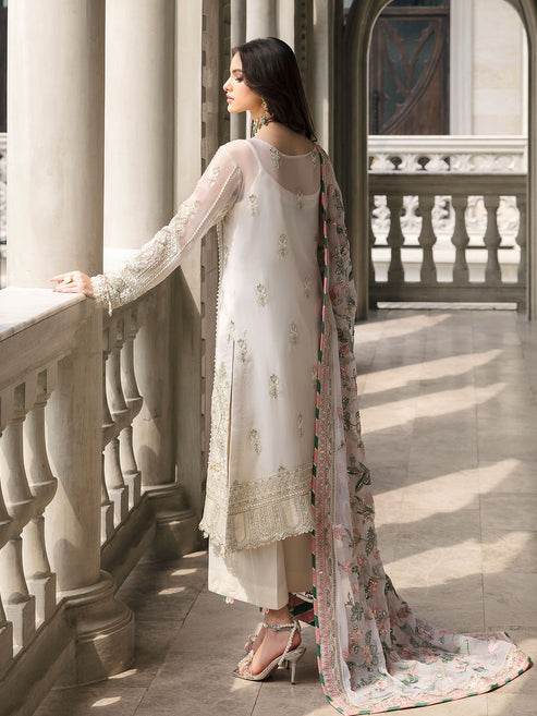 Gulaal | Embroidered Chiffon | CEMILE 03 - by - Libasekhas UK - Registered Vendor of : Gulaal - 100% Original Designer Dresss