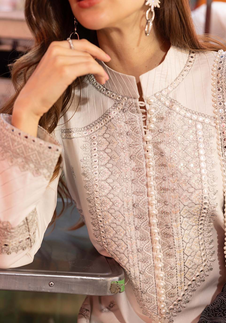Zarqash | Luxury Lawn 25 | ZQLU 007 SIERRA - by - Libasekhas UK - Registered Vendor of : Zarqash - 100% Original Designer Dresss