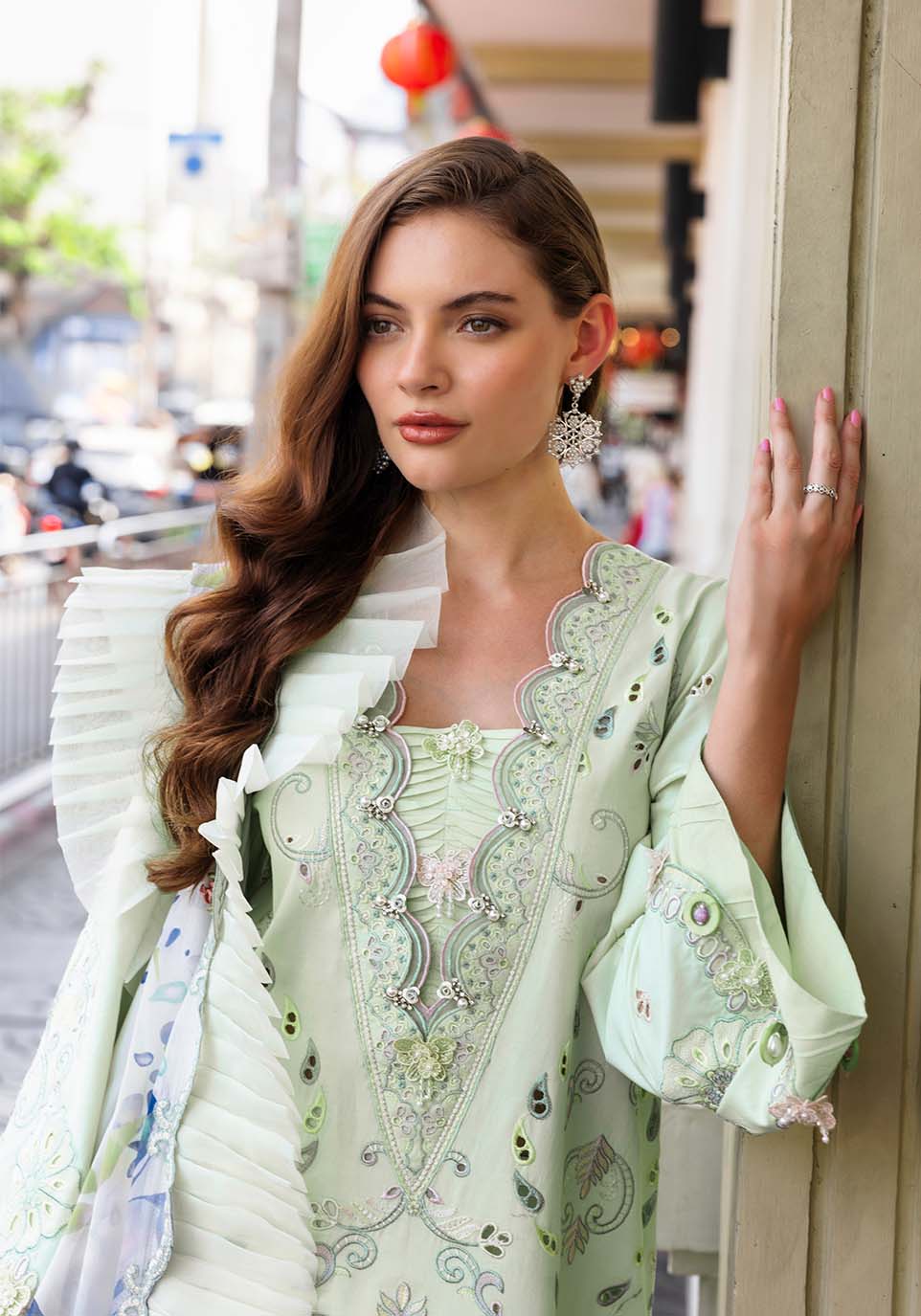 Zarqash | Luxury Lawn 25 | ZQLU 005 ELLIS - by - Libasekhas UK - Registered Vendor of : Zarqash - 100% Original Designer Dresss