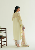 Zarqash | Whispers of Summer |BUTTER BLOOM - by Libasekhas UK - Registered Vendor of : Zarqash - 100% Original Designer Dress