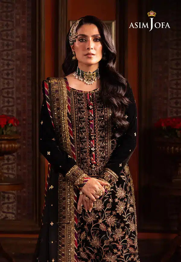 Asim Jofa | Makhmal Wedding Velvet 23 | AJMM-08 - by - Libasekhas UK - Registered Vendor of : Asim Jofa - 100% Original Designer Dresss