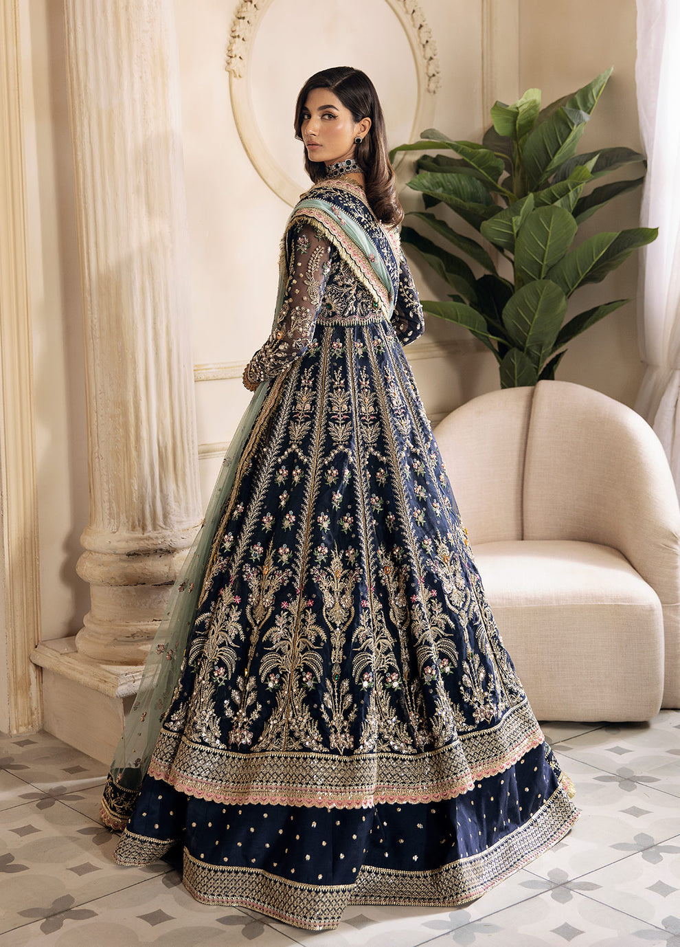 Gulaal | Wedding Formals | Shehnaz GL-WS-23V1-41 - by - Libasekhas UK - Registered Vendor of : Gulaal - 100% Original Designer Dresss