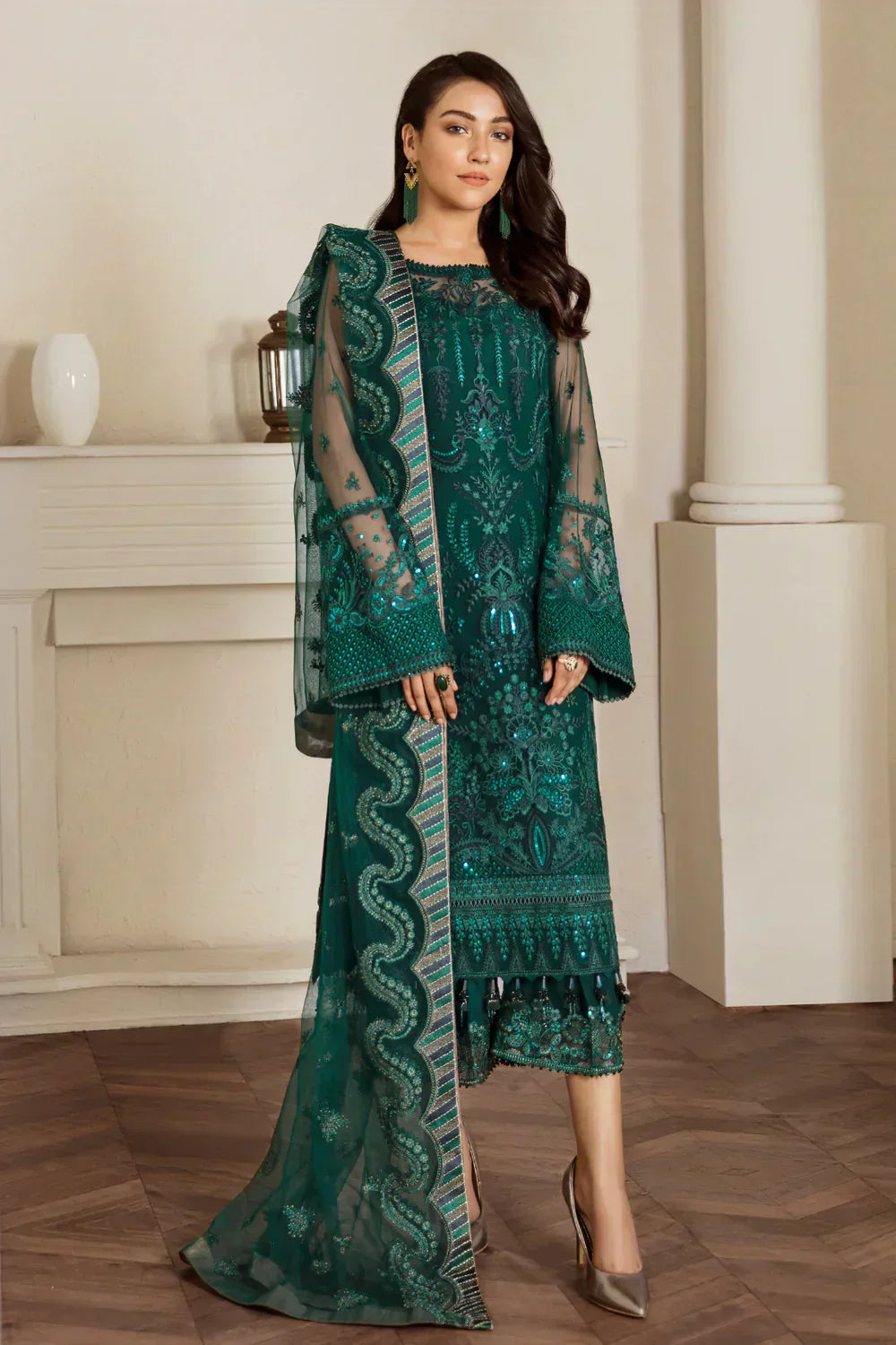 Baroque | Formals Collection | UF-33 - by - Libasekhas UK - Registered Vendor of : Baroque - 100% Original Designer Dresss