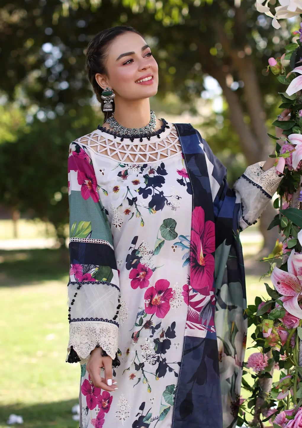 Elaf Premium | Prints Chikankari 24 | 01A LOVELIGHT - Luxury -  Libasekhas