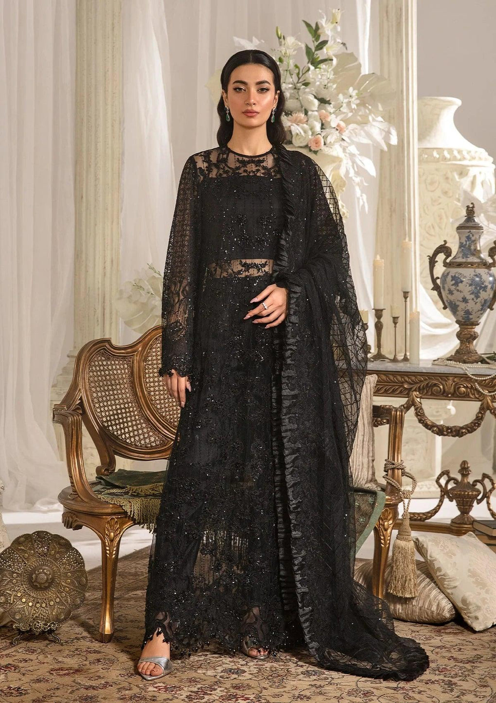 Elaf Premium | Evara Formals 24 | EFE-05 MAJESTY - by - Libasekhas UK - Registered Vendor of : Elaf Premium - 100% Original Designer Dresss