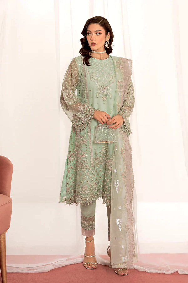 Cross Stitch | Wedding Festive 23 | Dastoor - by - Libasekhas UK - Registered Vendor of : Cross Stitch - 100% Original Designer Dresss